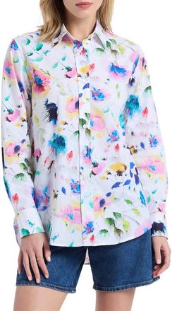 Robert Graham Carrie Long Sleeve Woven Shirt in Multi at Nordstrom Rack, Size X-Large