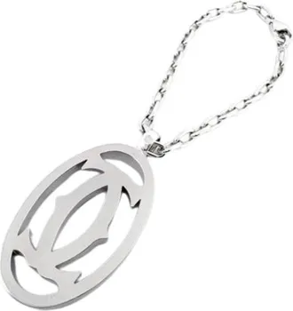 Cartier Vintage, unisex, Grijs, ONE Size, Pre-owned Keyring
