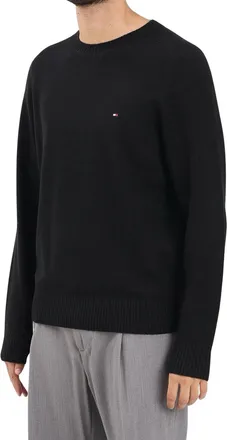 Tommy Hilfiger Wool Knit Crewneck Pullover with Modern Raglan Sleeves