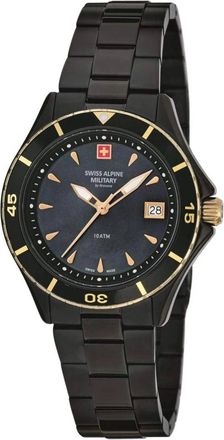 Swiss Alpine Military Dames duikhorloge 7740.1184 - Dames - Horloges - Zwart - ONE Size - Accessoires