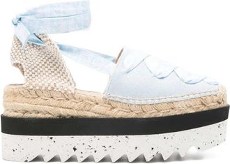 Stella McCartney Gaia-espadrilles met platform