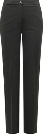 Pinko Black Straight Flat Front Pants