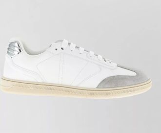 Versace greca court leather low-top sneakers
