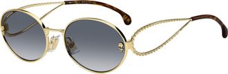 Etro 0106/S J5G/08 Womens Sunglasses Gold Size 57