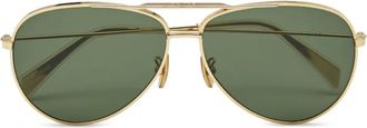 Celine Occhiali da sole in metallo stile pilota - Oro