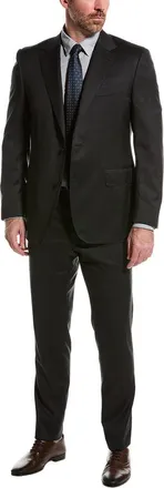 Canali Wool Suit With Flat Front Pant