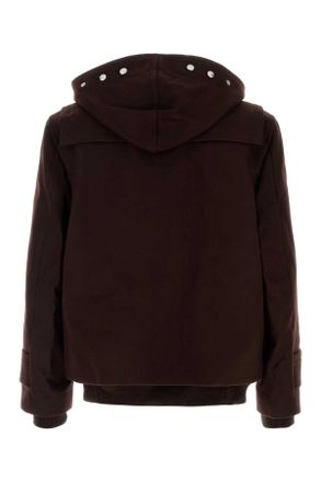 sacai 2503846m 601 Brown Exterior: Wool Lining: Cupro Giubbini Jacket