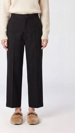 Marni Pantaloni straight in pura lana vergine con vita media