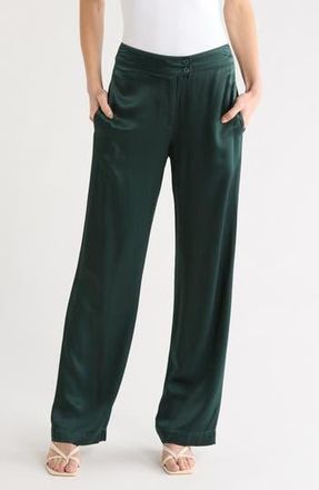 Young Fabulous & Broke Camile Wide Leg Pants in Hotspring at Nordstrom Rack, Size X-Small