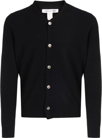 Comme Des Gar&ccedil;ons Truien & Vesten, Heren, Zwart, L, Wol, V-hals Cardigan