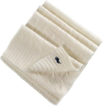 Polo Ralph Lauren Sciarpa con logo ricamato - Toni neutri