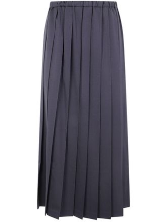 Comme Des Gar&ccedil;ons Pleated Long Skirt