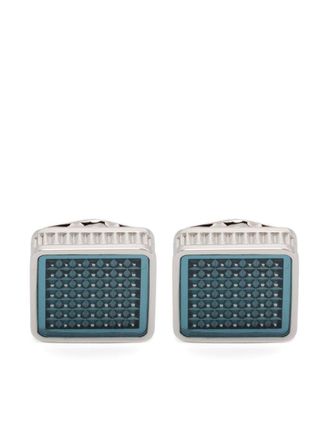Tateossian Cufflinks Squared Palladium Polished Accessories