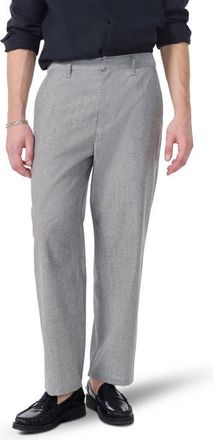 Rag & Bone Donegal Baggy Wool & Linen Blend Pants in Grey at Nordstrom, Size 33