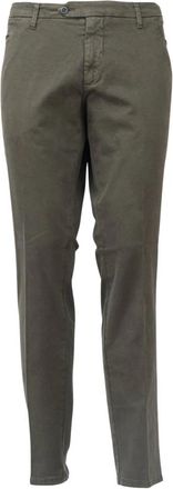 Roy Rogers Gabardine Broek met Amerikaanse Zakken - Heren - Chinos - Bruin - W34 - Katoen - Broeken