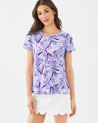 Lilly Pulitzer Etta Scoop Neck Top