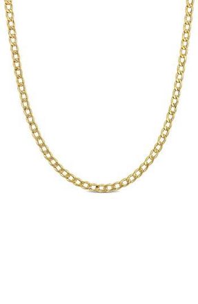 Delmar 10K Yellow Gold Curb Chain Necklace at Nordstrom Rack