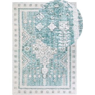 Beliani Rug FULLA Mint Green 160 x 230 cm Cotton