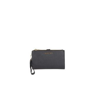 Michael Kors Tassen, Dames, Zwart, ONE Size, Leer, Jet Set Travel Large Double Zip Wristlet