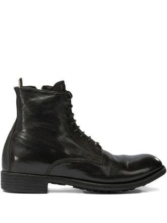 Officine Creative Stivaletti in pelle - Nero