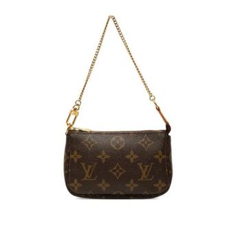 Louis Vuitton Pre-owned Mini Pochette Accessoires - Dames - Pre-owned - Bruin - Maat: ONE Size
