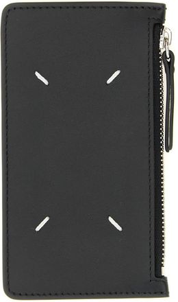 Maison Margiela Kaarthouder - Heren - Portefeuilles - Zwart - ONE Size - Leer - Accessoires
