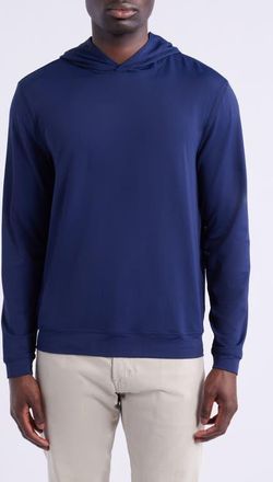 Johnnie-O Motion Performance Hoodie in Navy at Nordstrom, Size Xx-Large