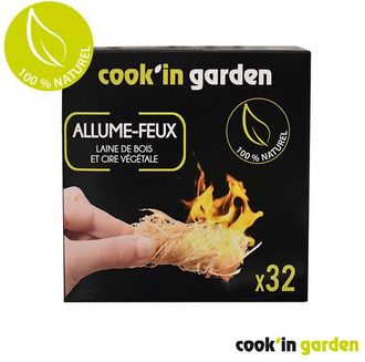 COOK IN GARDEN Cookin Garden - Encendedor Lana De Madera - Cook In Garden