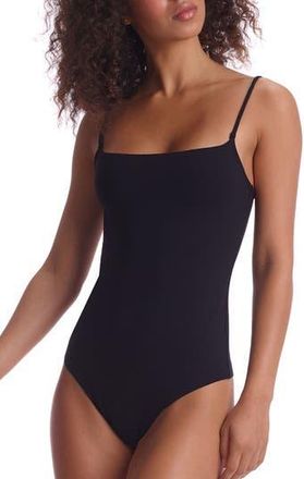 Commando Stretch Neoprene Camisole Thong Bodysuit in Black at Nordstrom Rack, Size X-Large