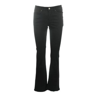 C.Ro Dames, Jeans, Zwart, Maat: 3XL