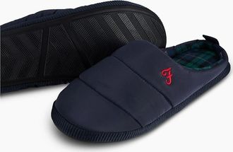 Farah Mens Mens Slippers Tommer - Navy - Size: 11/11.5/12