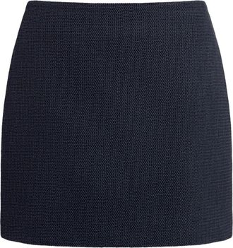 12 Storeez textured mini skirt - Black
