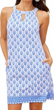 Cabana Life Sleeveless Shift Dress In Palm Beach
