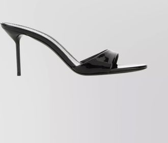 PARIS TEXAS leather strappy mule sandals