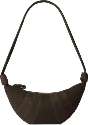 Christophe Lemaire Medium Croissant Bag In Alpaca Nubuck