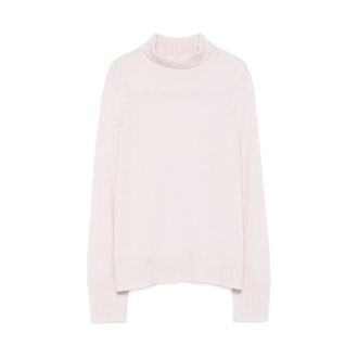 Allude Allude, Cashmere Knitwear, female, Pink, Size: XS Turtleneck Sweater