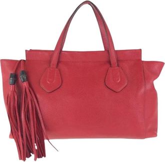 Gucci Pre-owned Handbags, female, Red, Size: ONE SIZE Pre-owned Vintage Handbag