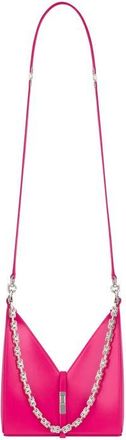 Givenchy Mini Cutout Chain Strap Leather Crossbody Bag in 652-Neon Pink at Nordstrom