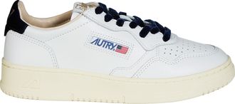 Autry White Medalist Low Leather Sneakers