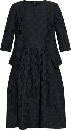 Comme Des Gar&ccedil;ons Abito a quadri - Nero