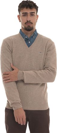 GANT Pullover collo a V Beige Gant Uomo