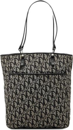 Dior Pre-owned Tote Bags, female, Black, Size: ONE SIZE Pre-owned Printed Tote Bag