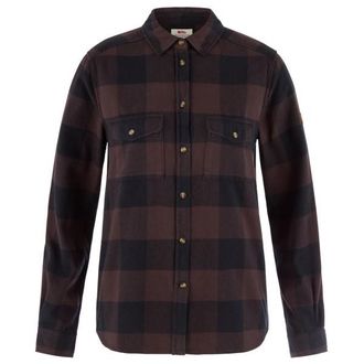 Fj&auml;llr&auml;ven &Ouml;vik Heavy Flannel Shirt Hemd f&uuml;r Damen | schwarz
