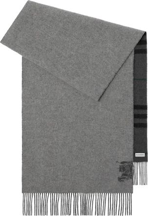 Burberry Omkeerbare geruite sjaal - Grijs