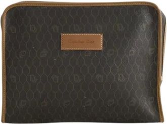 Dior Clutch Pre-owned - - Pre-owned - Donna - Marrone - ONE SIZE