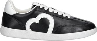 Love Moschino Logo Lage Sneakers - Dames - Sneakers - Zwart - 37 EU - Leer - Schoenen