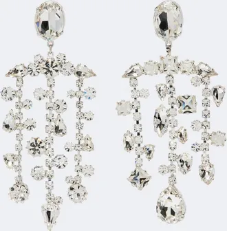 Magda Butrym Crystal-embellished drop earrings