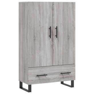 Berkfield Home Highboard Grey Sonoma 69.5x31x115 cm Engineered Wood