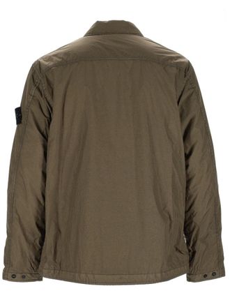 Stone Island Padded Polyamide Overshirt - Green
