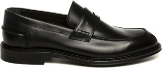 Jerold Wilton Schoenen, Heren, Zwart, 42 EU, Leer, Penny Loafer